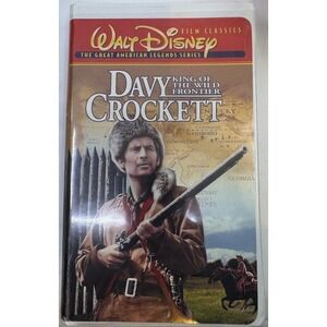 Davy Crockett King of the Wild Frontier VHS 1955 Western Disney Film Classics